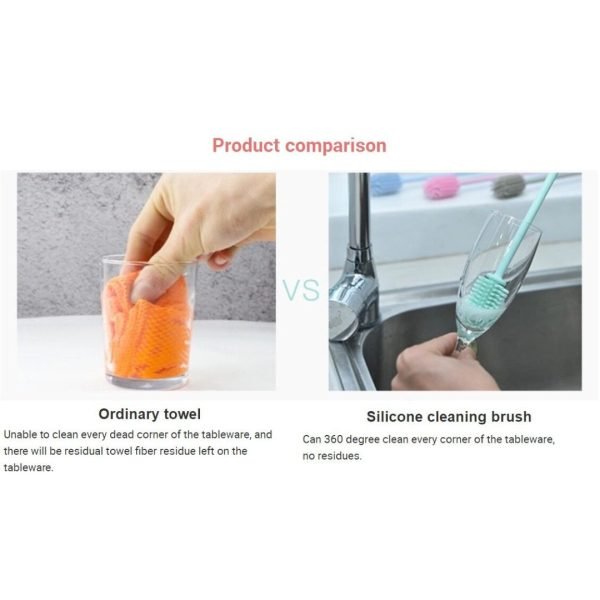 Bottle Washing Silicone Brush