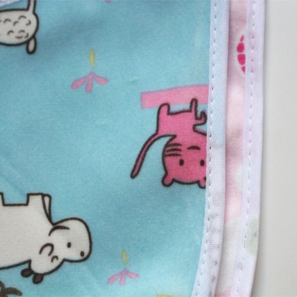 3 Pcs Soft Waterproof Cotton Bibs