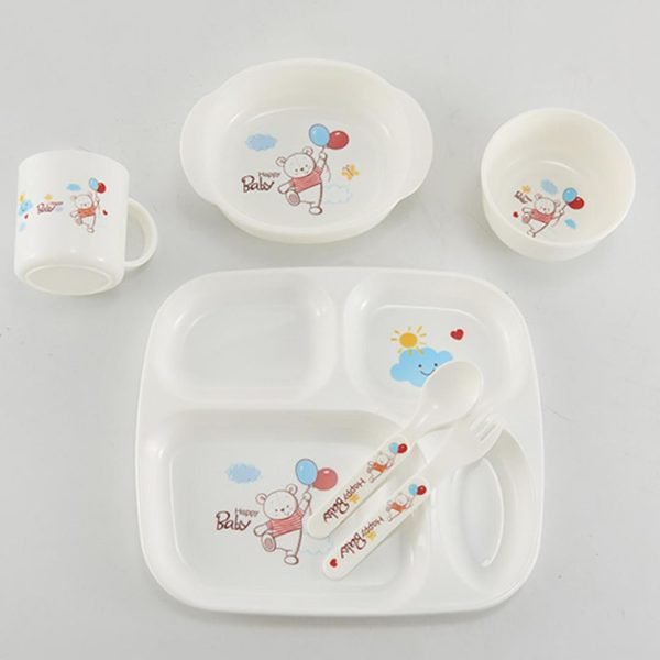 6 Pcs Baby Feeding Tableware Set