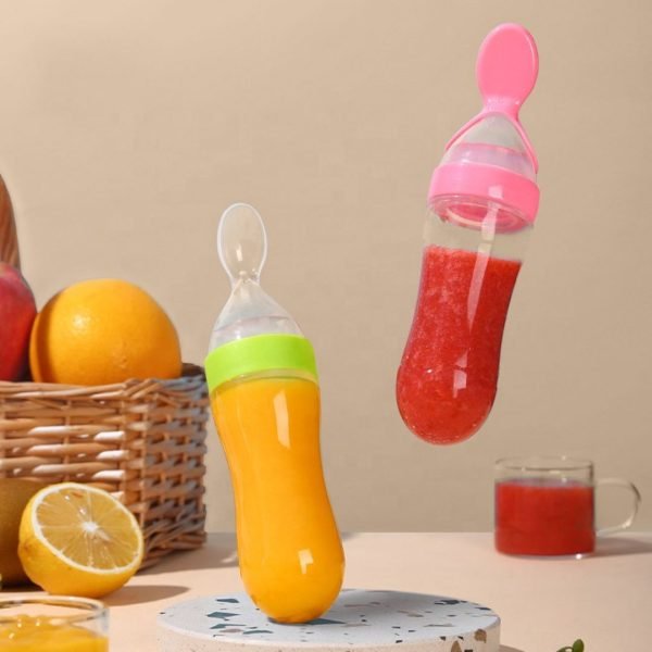 Silicone Squeeze Spoon Feeder