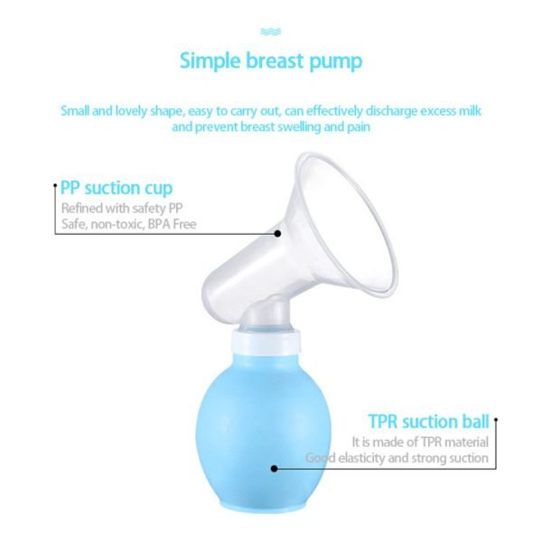 Silicone Manual Breast Pump (Baby Smile)